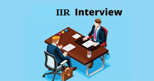 IIR INTERVIEW PREPARTION